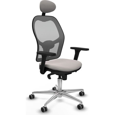 Sedia da ufficio piqueras y crespo Jorquera bianco schiuma imbottita (1/2)