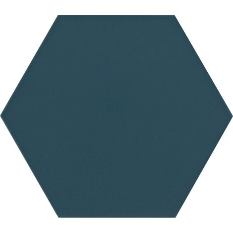 Carrelage Hexagonal Maril bleu 14x16 cm (1/2)