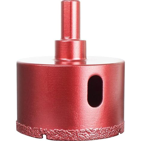 Diamantés Scie Cloche Foret, Coupe-Trou de Performance pour Verre/Tuile/Granit/Marbre (55mm), idéales pour percer le carrelage (1/5)