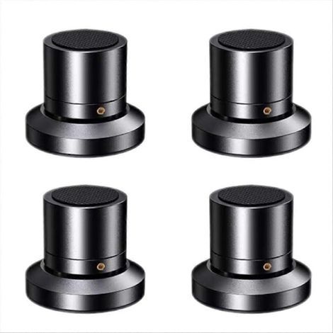 supports de haut-parleurs en alliage de plomb, avec plateau réglable et pointes de 65 x 53 mm. (1/5)