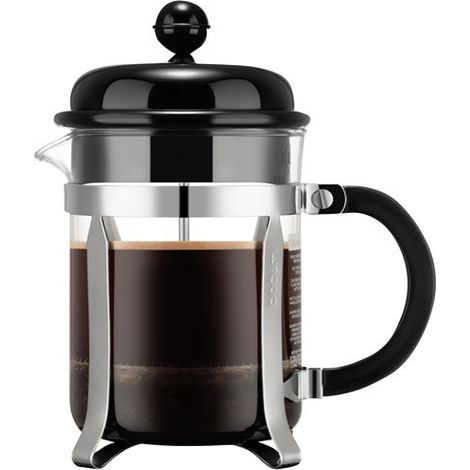 Cafetière à piston BODUM Chambord 0,5 L 4 tasses noir chromé 1914-01-1 (1/3)
