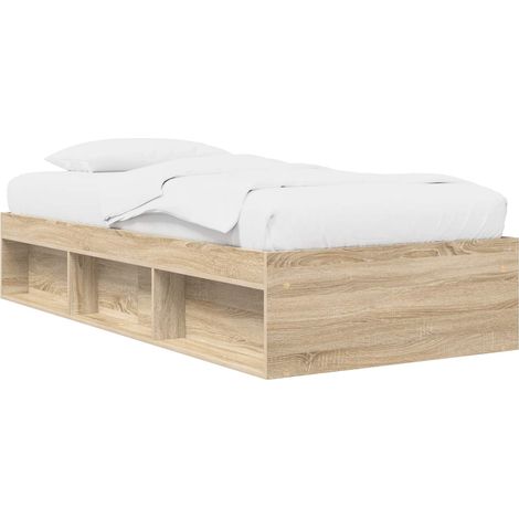 Maison Exclusive - Telaio del letto con storage Rovere Sonoma 80 x 200 cm (1/5)