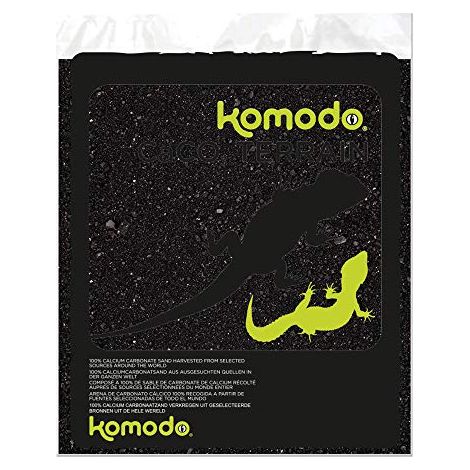 Sabbia di Komodo CaCO3 nera - sabbia commestibile per rettili (1/4)