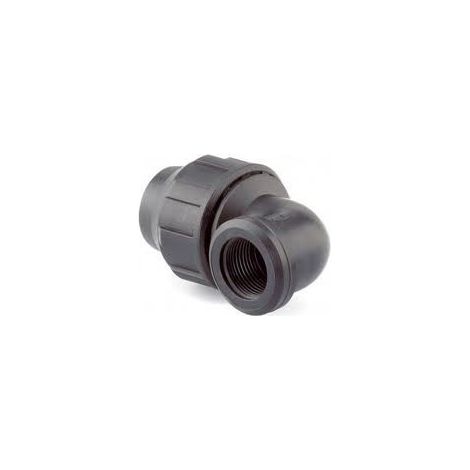 Codo De Polietileno De 50 mm para tuberias de polietileno