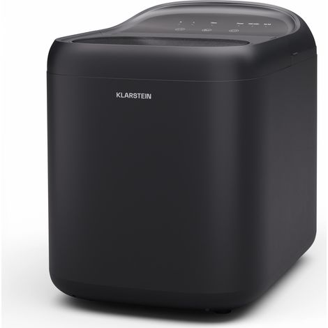 Klarstein Máquina de hielo SparkIce 2 modos 1,5 litros de agua fría limpieza automática 15kg/24h (1/5)