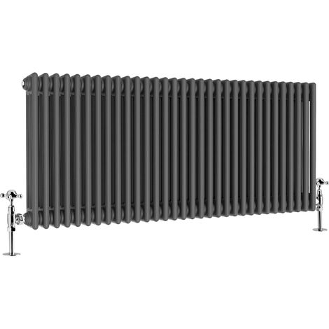 Warmehaus Traditional Triple Anthracite Radiator 600x1460mm (1/5)