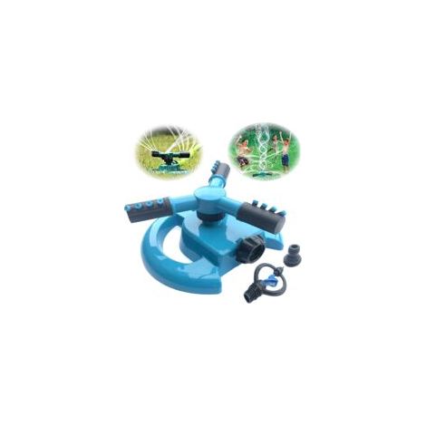 Kinder-Wassersprinkler – Sprühweite bis zu 2,4 m – ABS-Material – 2 Sprinklerköpfe – Für Wasserspiele im Freien – Crezuo (1/5)
