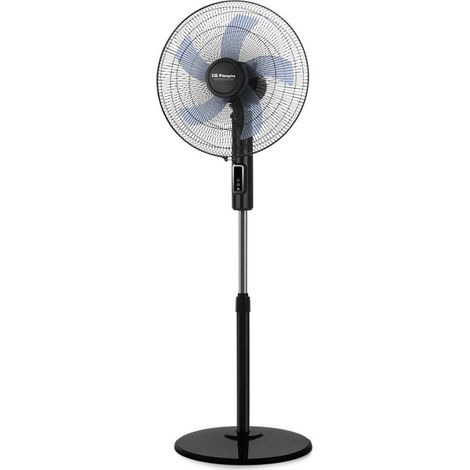 Ventilador de Pie Orbegozo de 3 Velocidades  Ventilador Oscilante de 40cm  Temporizador de 12h  Altura Regulable 130cm (1/5)