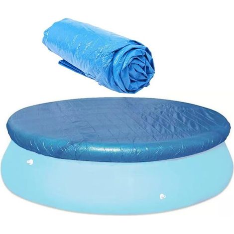 Bâche solaire ronde pour piscine gonflable – 183 cm (6 pieds) – protection pour piscine hors sol (1/4)