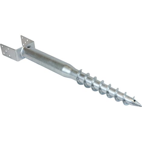 U-Pfostenhalter mit Spiralstift für 12x12 Pfosten - pro Stück
