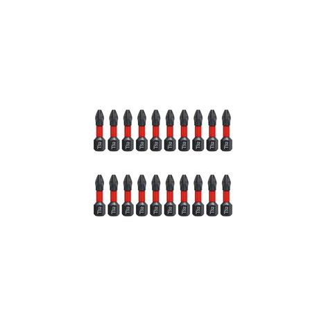20PCS 25mm Embouts de Tournevis à Tête Tournevis Cruciforme PH2 Embout Visseuse Aimanté, Mèche Croisée Antidérapante Embout Visseuse Magnétique à Tige Hexagonale