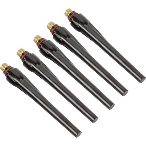 Kit de Capuchon arrière TIG, 57Y02 57Y03 57Y04 Long Moyen Court pour Torche de soudage TIG WP-17/18/26(5pcs-Long) (1/5)