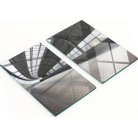 Tablas de cortar decorativas de vidrio templado "Camino en el t煤nel" 2x30x52 cm