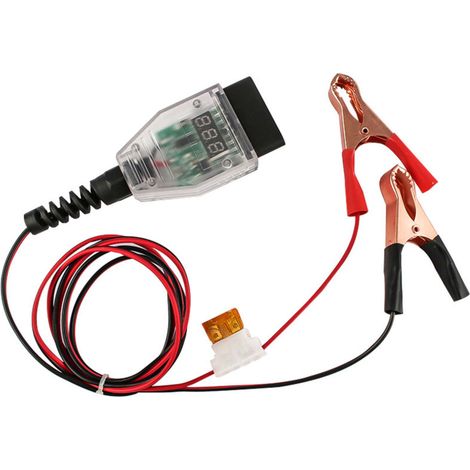 Connecteur de protection de mémoire OBD pour voiture, outil de remplacement de batterie 12 V, protection contre les coupures de courant, détecteur de fuites de batterie de véhicule (1/5)