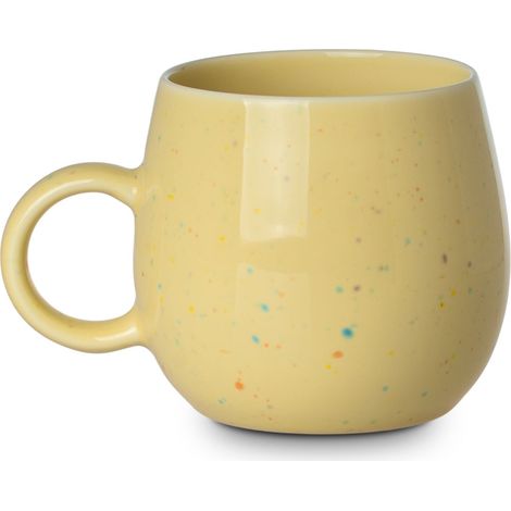 Gelber 480-ml-Sprenkel-Pop-Becher