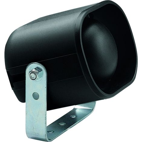 Maxter – Sirène d'alarme 12 VDC – Puissance sonore 106 dB – Indice de protection IP54 – Dimensions 105 x 80 x 87,2 mm