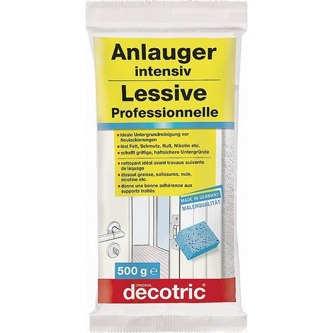 Lessive Professionnelle en poudre DECOTRIC pour murs et sols 500 g