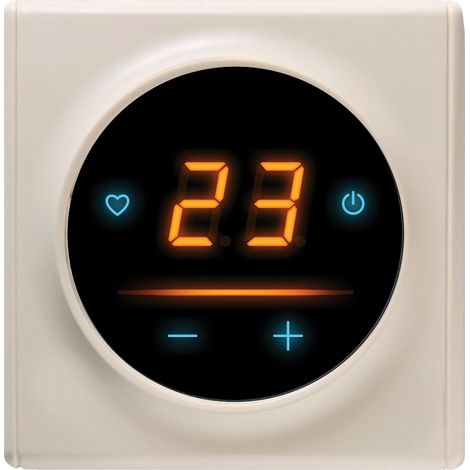 Thermostat, Régulateur de température OneKeyElectro 25 WIFI Tactile avec cadre Florence - beige (1/5)