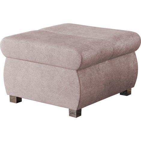 Reposapiés Comfivo Olivetum, Zoya 03, 39x60x60cm, Diámetro: 0, Tapiz, Patas: Plástico, 0