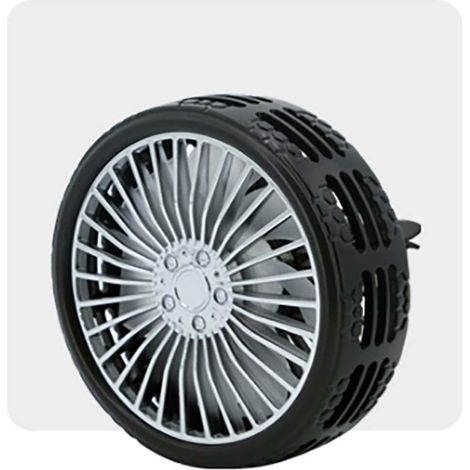 Riloer Ventilateur de voiture USB portable Noir (1/5)