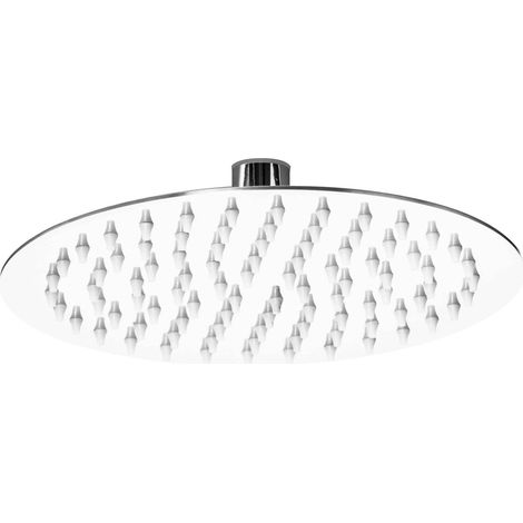 Pomme de douche ronde mince de 25 cm