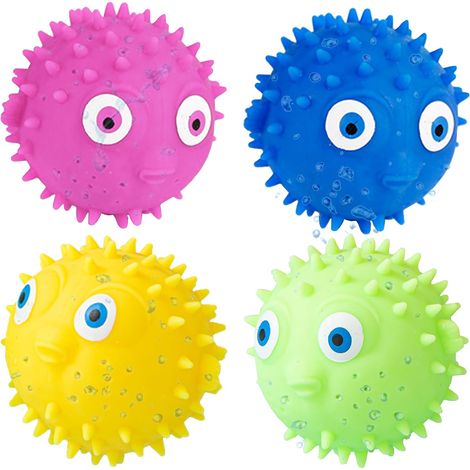 Lot de 4 balles aquatiques dauphin, jouets de bain et de piscine originaux sur le thème des animaux marins, balles absorbantes et flottantes pour les tout-petits et les enfants. (1/5)