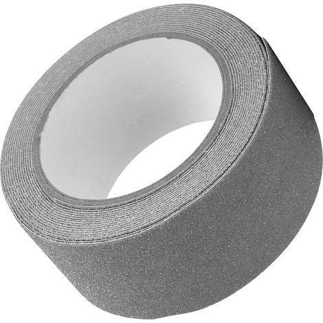 5 m x 5 cm PVC-Antirutschklebeband, Antirutschstreifen für Treppen und Böden, Sicherheit und Dekoration, grau, für den Innen- und Außenbereich geeignet. (1/5)
