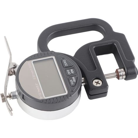 Micromètre numérique de mesure d'épaisseur, capacité 0-12,7 mm (1/5)