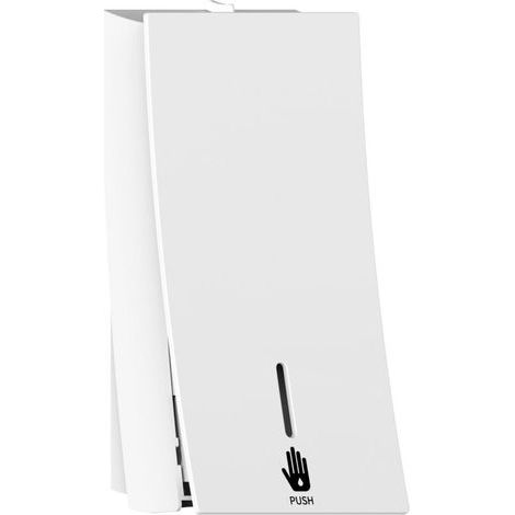 Dispenser di sapone manuale, dispenser di sapone a pulsante da parete, utilizzabile con una sola mano per bagni e hotel, dispenser di sapone di lusso. (1/5)