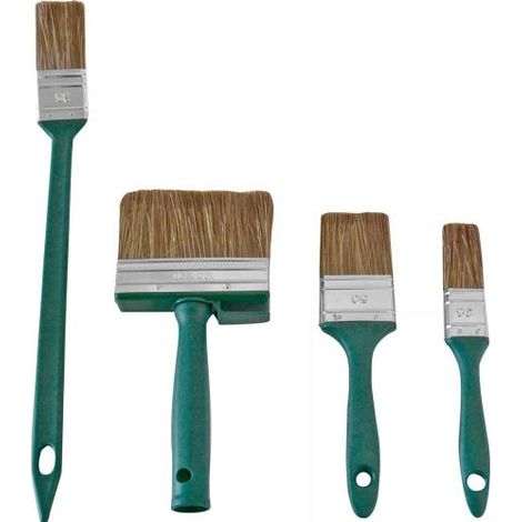 Nespoli Lasur-Pinsel-Set 4 tlg Malerpinsel Lasurpinsel Flachpinsel Lackpinsel