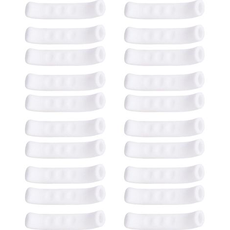 Protection de poignée de frein pour VTT, revêtement antidérapant en silicone pour trottinette électrique M365 (blanc) (1/4)
