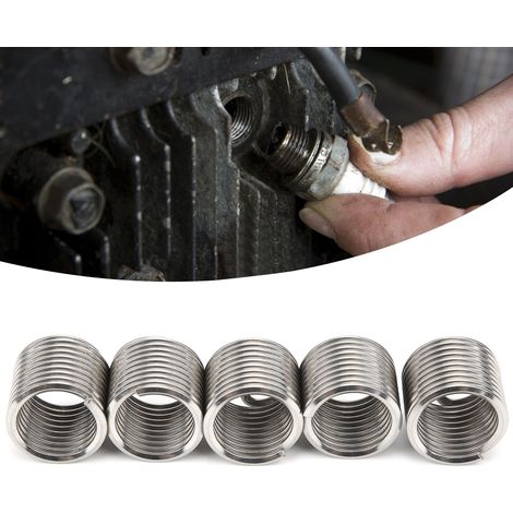 5 Pièces Écrou Fileté Insert Hélicoïdal Manchon Douille Kit Outil Expansion M20x2.5x1.5D