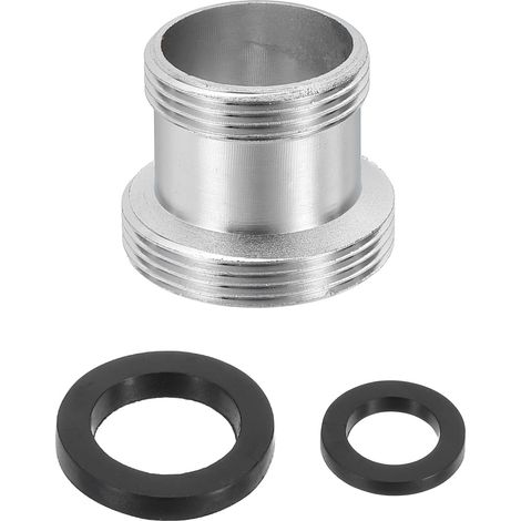 Faucet Aerator Adapter, M18 Male To M22 Male With Gasket, Length 18mm, Aerator Faucet Reducer, Kitchen Faucet Adapter for Garden Hose, Sink Faucet (1/5)