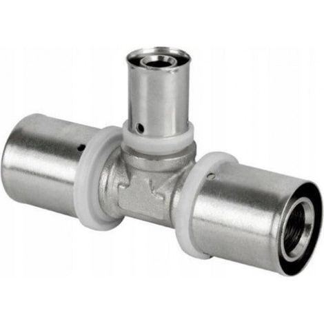 Raccord hydroland 20x16x20 double joint torique acier inoxydable (1/2)
