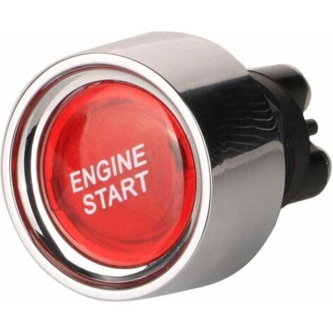 BUNTHAUS 12V24V/50A SPST Universel Commutateur de Démarrage de Moteur,3pins Bouton de Démarrage à Poussoir pour Voiture Camion Bateau (1/5)