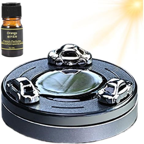 Parfum solaire pour voiture, désodorisant pour voiture à énergie solaire Désodorisant Accessoires de voiture Design de modèle de voiture - Désodorisant de voiture, ornements de parfum (1/5)