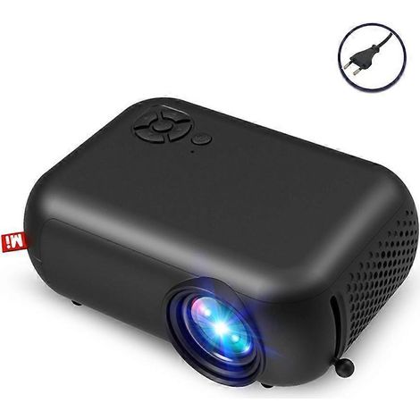 Mini-WLAN-Projektor A10, tragbarer 1080p-Projektor für Heimkino mit EU-Stecker