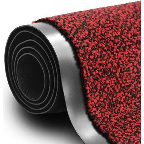 Tapis de Porte Paillasson d'entrée SKY Performa, Rouge 120 x 180 cm