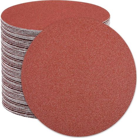 Disques abrasifs 115mm, 80 pièces, grains 40/80/120/240 pour ponceuse excentrique (1/5)