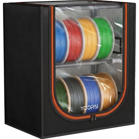 Organizador de filamentos, diseño impermeable, gran capacidad, 10 fundas de tela. (1/2)