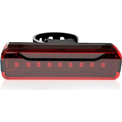 Feu arriere velo rechargeable USB 2600mAh 12 modes eclairage longue autonomie IPX5 pour velo electrique VTT (1/5)