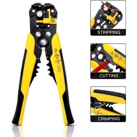 Self-adjusting wire stripper - Cable diameters from 0.2 to 6 mm² (1/4)