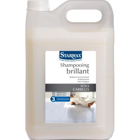 Shampoo auto-lucidante brillante per pavimenti in ceramica 5 litri - Starwax