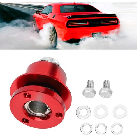 Kit adaptateur moyeu volant 360° démontage rapide pour Chevrolet 310-101, rouge, compatible direction (1/5)