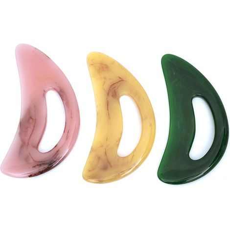 Gua Sha Massage-Set für Gesicht, Beine, Lymphdrainage, Cellulite, Tiefengewebsmassage, Verspannungen und Schmerzen (1/5)