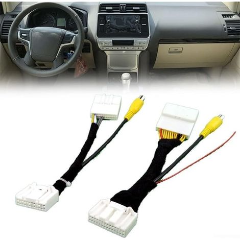 Câble de connexion pour caméra de recul 24 broches + 28 broches pour Toyota (1/5)