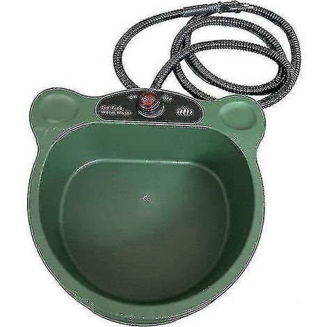 Gamelle chauffante, gamelle thermique intelligente pour une utilisation hivernale en extérieur, gamelle chauffante pour animaux avec cordon anti-morsure, 85 g (1/3)