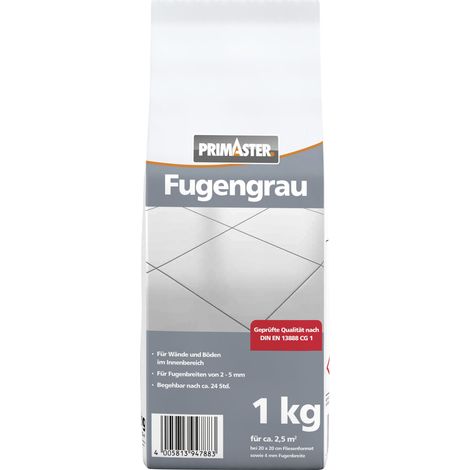 Primaster Fugengrau 2 - 5 mm feines Fugenbild