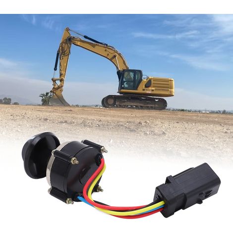 Le bouton du moteur d'accélérateur convient aux pelles hydrauliques Caterpillar CAT E312D2, E320D2, E330D2, 323D2, 329D2 et de la série D2. (1/5)