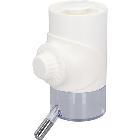 Distributeur d'Eau Automatique pour Cage Chien - Bouteille d'Eau Suspendue pour Cages et Chenils - Fournitures pour Animaux Blanc Nacré (1/5)